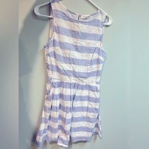 Striped summer dress and pockets